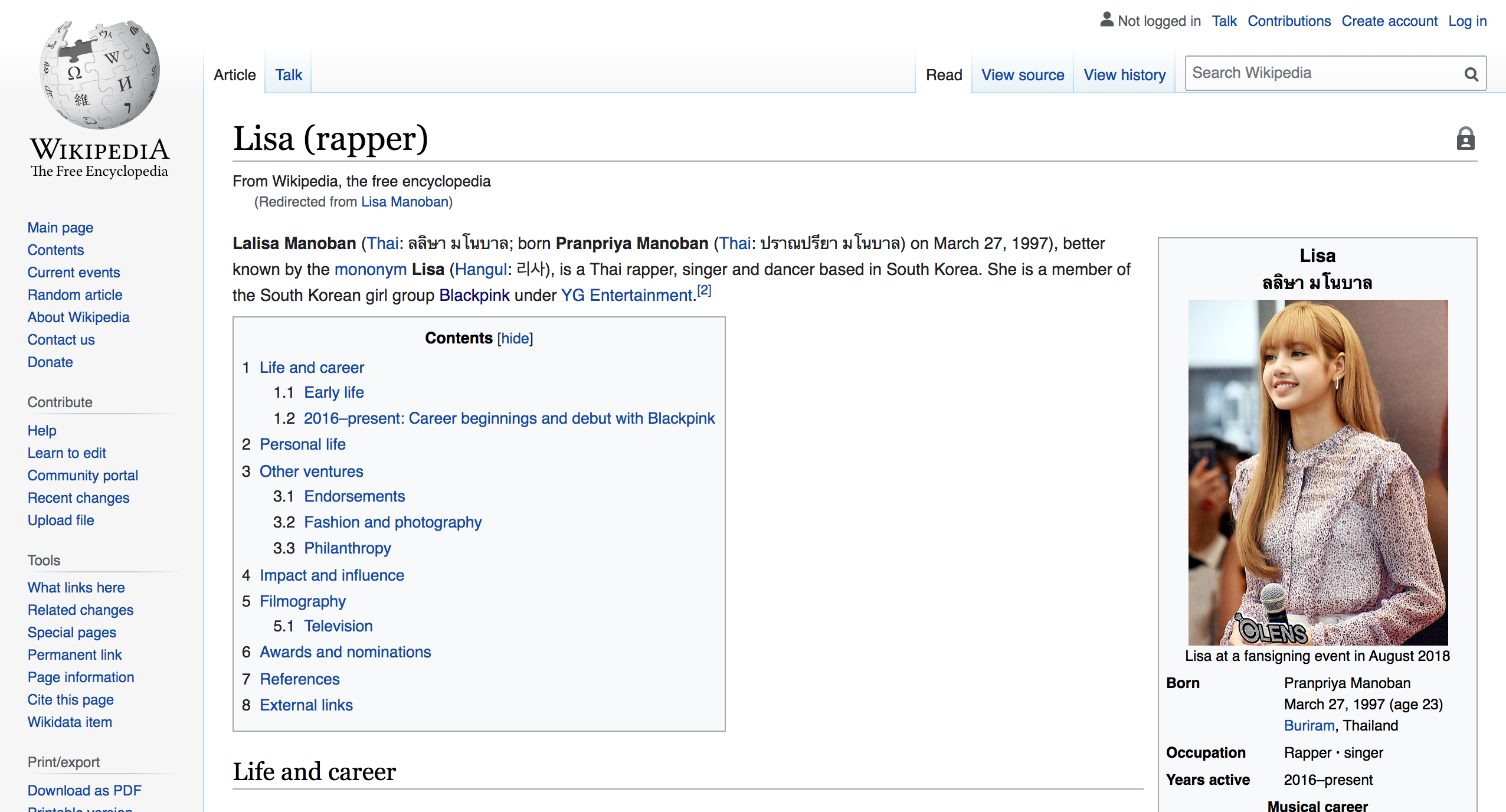 Lisa (rapper) - Wikipedia